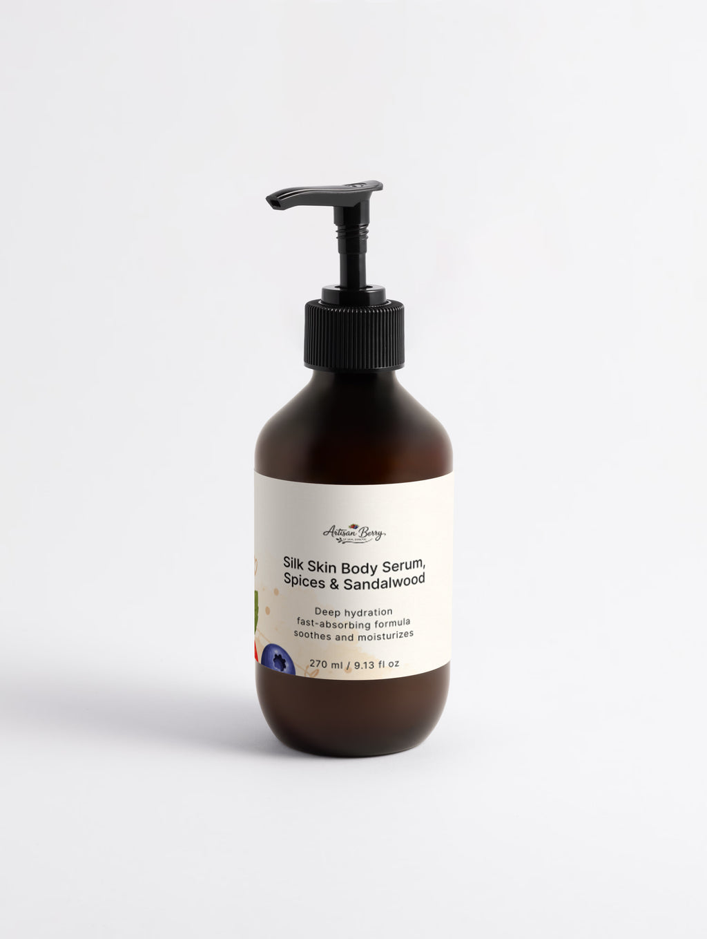 Silk Skin Body Serum, Spices & Sandalwood