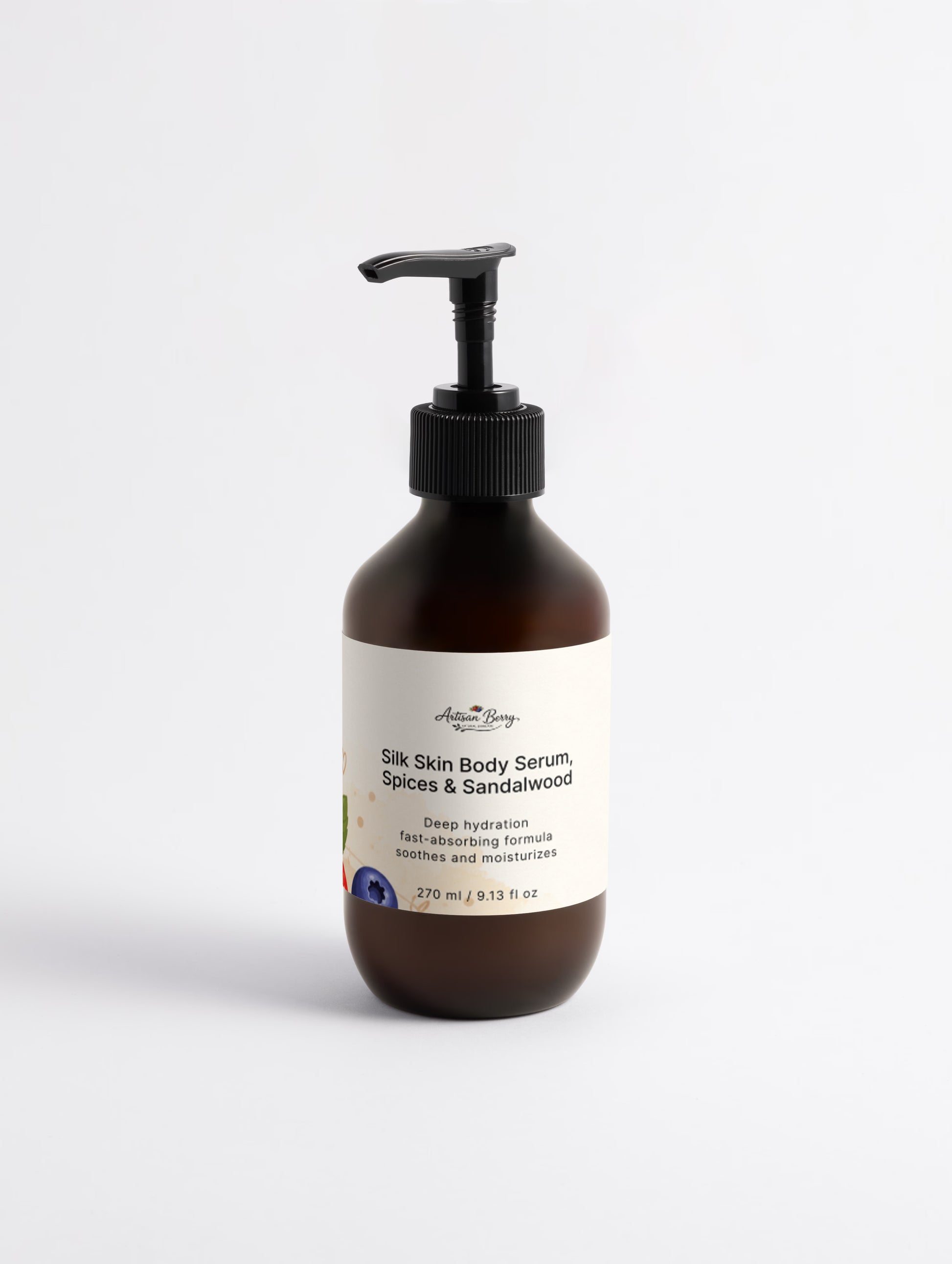 Silk Skin Body Serum, Spices & Sandalwood